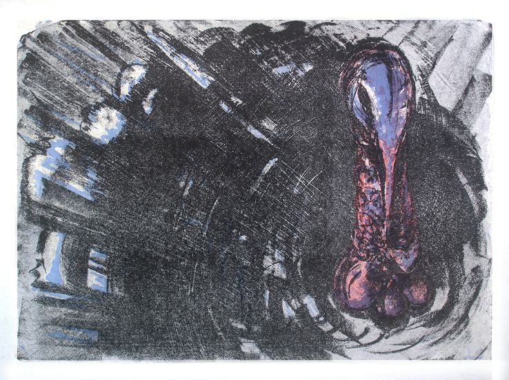 HİNDİ, Litografi,45x65cm.,1981